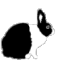 conejo negro - GIF, 82x85 pixels, 16.1 KB