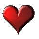Corazón - GIF, 80x80 pixels, 26 KB
