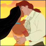 Pocahontas y John Rolfe - GIF, 150x150 pixels, 14.4 KB