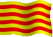 bandera Cataluña - GIF, 76x54 pixels, 11.6 KB