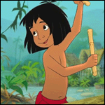 Mowgli - GIF, 150x150 pixels, 16.4 KB