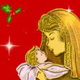 mujer navidad - GIF, 115x115 pixels, 4.6 KB