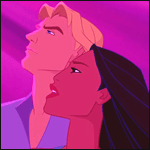 Pocahontas y John Smith - GIF, 150x150 pixels, 13.2 KB