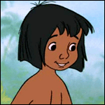 Mowgli - GIF, 150x150 pixels, 16.5 KB