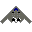 B-2 Stealh Bomber - GIF, 32x32 pixels, 977 B