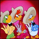 Tres Caballeros - GIF, 150x150 pixels, 16.3 KB