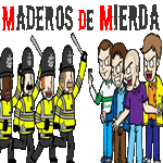 MADEROS DE MIERDA - GIF, 150x150 pixels, 14.3 KB