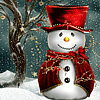 muñeco nieve - GIF, 100x100 pixels, 16.8 KB