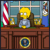 Lisa Presidenta - GIF, 100x100 pixels, 7.1 KB