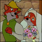 Robin Hood y Lady Marian - GIF, 150x150 pixels, 18.5 KB