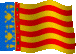 bandera Valencia - GIF, 76x54 pixels, 15 KB