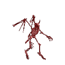 Demonio esqueletico - GIF, 128x128 pixels, 20.8 KB