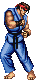 Ryu - GIF, 36x80 pixels, 7.7 KB