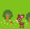 Bambi n.n' - GIF, 100x95 pixels, 12.5 KB