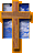La cruz - GIF, 30x48 pixels, 1.9 KB