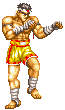 Luchador de SNK - GIF, 65x110 pixels, 5.7 KB