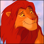 Simba - GIF, 150x150 pixels, 14.3 KB