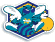 Mini logo Hornets - GIF, 55x42 pixels, 1.5 KB