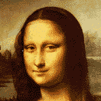 Mona Lisa - GIF, 144x144 pixels, 21.3 KB