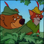 Robin Hood y Little John - GIF, 150x150 pixels, 16.8 KB