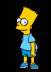 Bart Simpson - GIF, 75x105 pixels, 10.6 KB