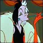 Cruella de Vil - GIF, 150x150 pixels, 17.9 KB