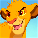 Simba - GIF, 150x150 pixels, 12.4 KB