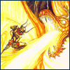 Final Fantasy I - Dragon & Warrior - GIF, 100x100 pixels, 10.8 KB