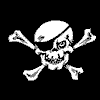 bandera pirata - GIF, 100x100 pixels, 9.2 KB